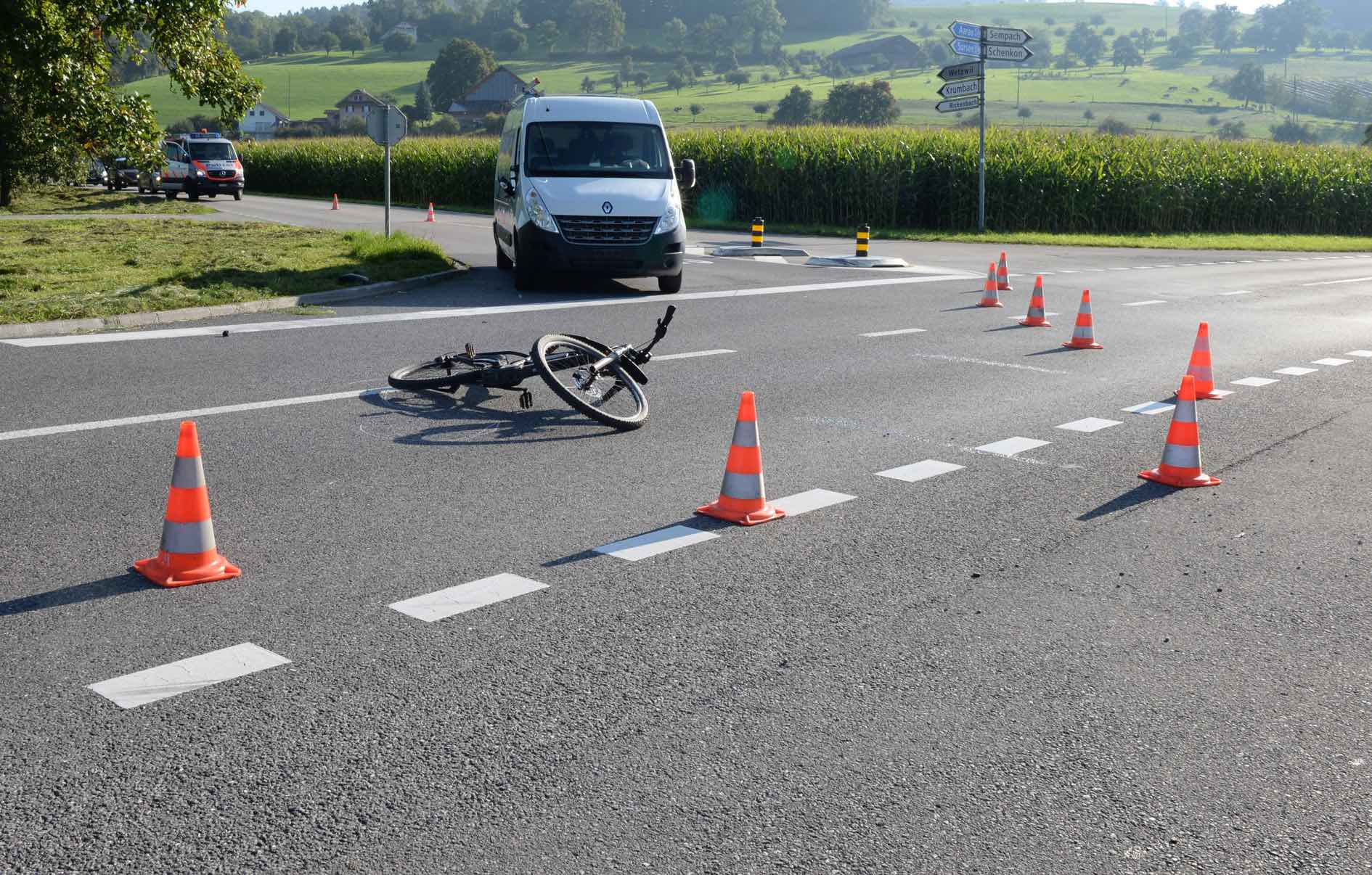 fahrrad unfall mit fahrrad muss polizei gerufen werden