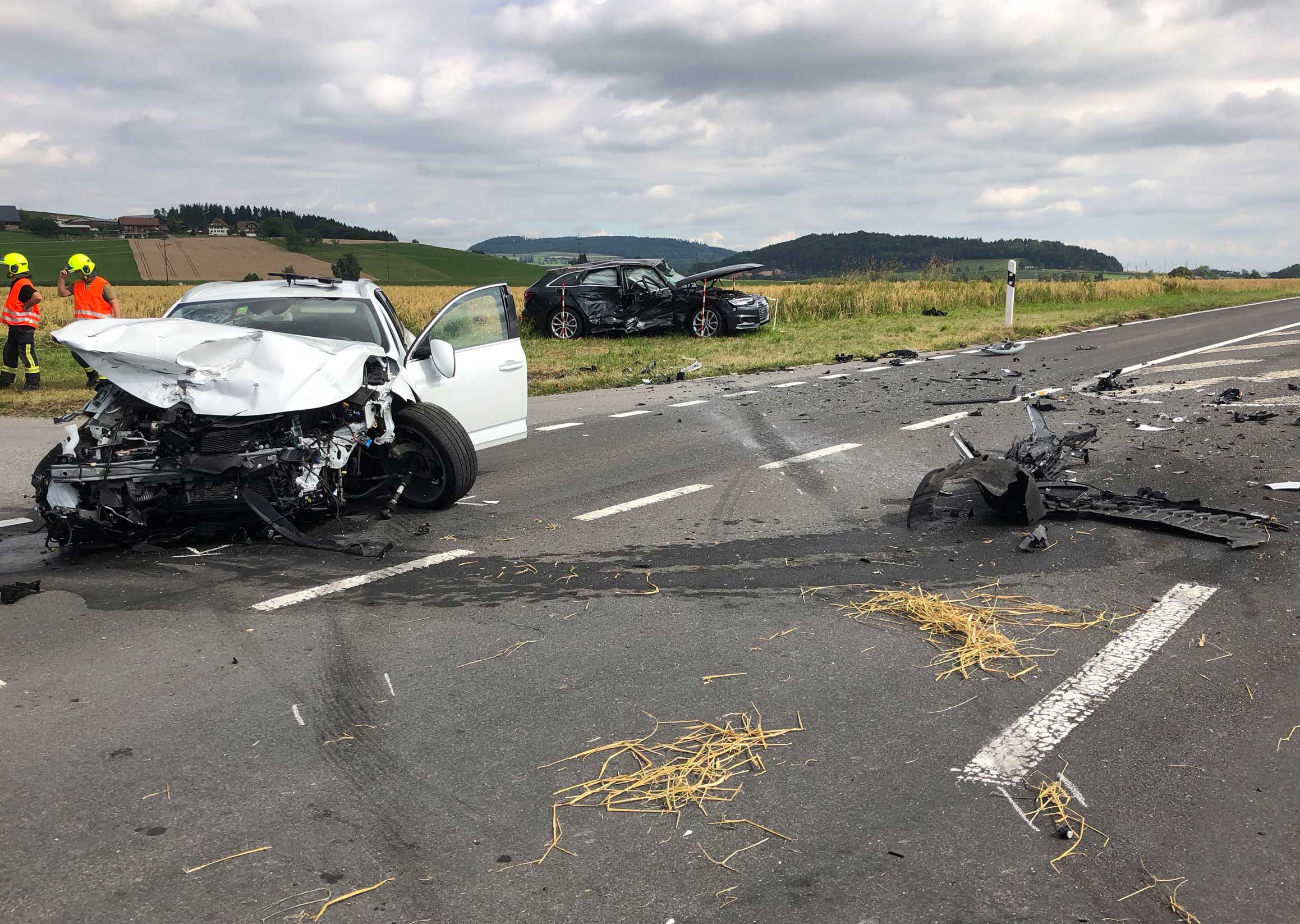 Schwerer Verkehrsunfall Fordert Fünf Verletzte Polizeinewsch