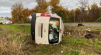 Autolenker (24) nickt ein und verursacht Unfall auf A3 / Zeiningen AG