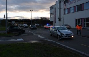 Unfall vor der Autobahnzufahrt in Oberbüren