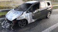 A13 Sargans SG - Auto in Flammen: Lenker (33) verliert Führerausweis