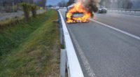 A13 Sargans SG - Auto in Flammen: Lenker (33) verliert Führerausweis