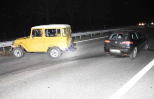 Balgach: Zwei Verletzte nach Unfall auf der Autobahn A13