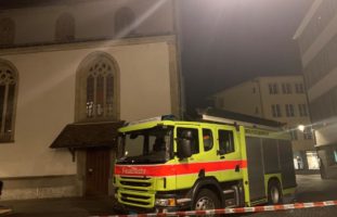 Brand in Winterthurer Stadtkirche