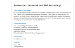 Schweiz - Betrügerische Bankkonten-Eröffnung durch "Nebenjob"