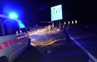 Heftiger Unfall auf der Autobahn bei Mols SG