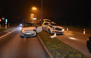 Mörschwil: Crash zwischen zwei PW