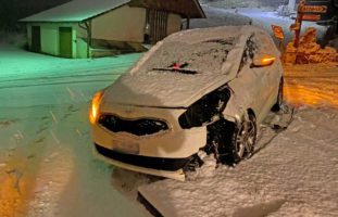 Kanton Thurgau: Schneefall führt zu 15 Verkehrsunfällen