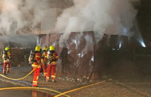 Abstellraum in Stettfurt in Brand geraten