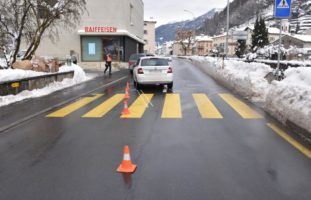 Poschiavo GR - Fussgänger angefahren und verletzt