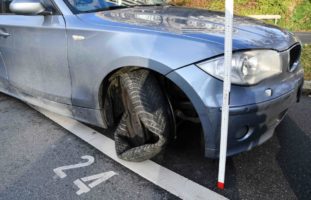 Neulenker baut in Chur einen Autounfall