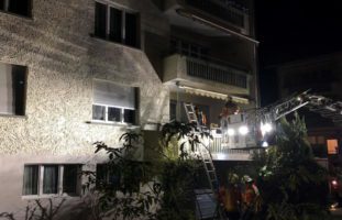 Bad Ragaz: Brand auf Balkon in Mehrfamilienhaus