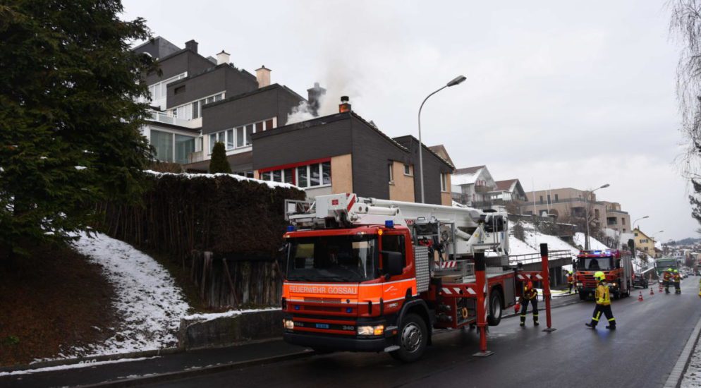 Kaminbrand in Gossau SG