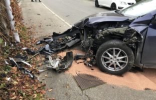 Heftiger Verkehrsunfall in Greifensee