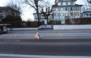 St.Gallen: Verkehrsunfall in der Rorschacher Strasse