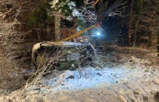 Dörflingen SH - Unfall im Schneegestöber