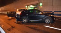 Autobahn A2: Unfall im Eich-Tunnel zwischen vier Fahrzeugen