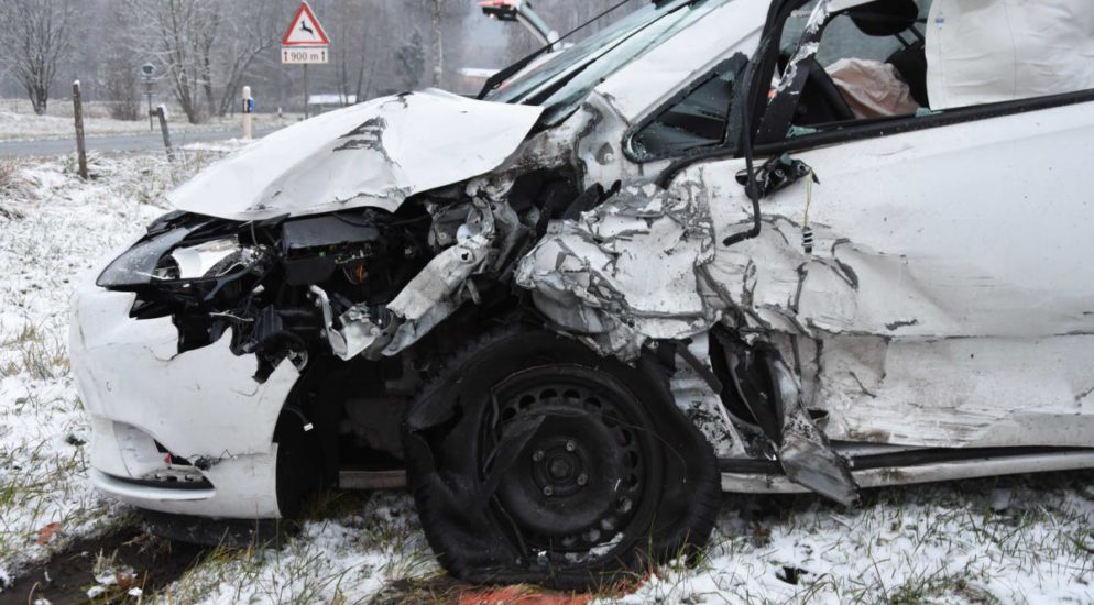 Salez SG - Verkehrsunfall beim Abbiegen