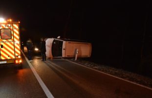 Schnottwil SO - Bei Unfall auf Seite gekippt