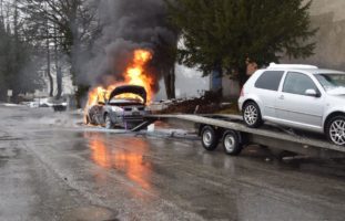 Gerlafingen: Auto vollständig ausgebrannt