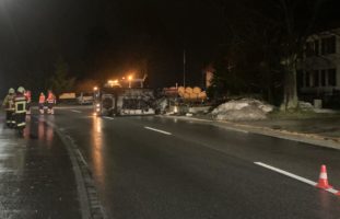 Niederbuchsiten SO: Alkoholisiert in Mauer gecrasht und umgekippt