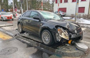 Frauenfeld TG - Autofahrer (27) übersieht PW und verursacht Unfall