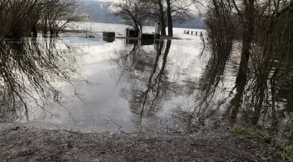 Hochwasser Greifensee Uster ZH - Folgende Orte sind zurzeit gesperrt