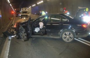 Frontalkollision im Gotthardtunnel