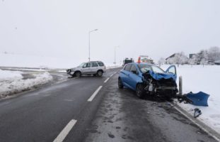 Crash zwischen zwei Autos in Kottwil