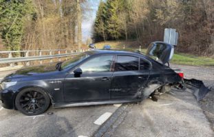 Spektakulärer Unfall in Steckborn