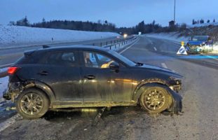 Sirnach: Nach Unfall auf der Autobahn ins Spital gebracht