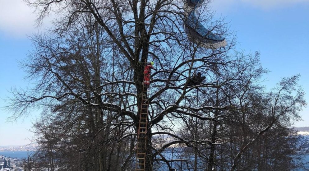 Gleitschirm-Unfall in Oberrieden ZH