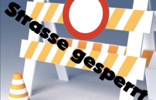 Sisikon SZ - Wegen drohendem Felssturz Strasse gesperrt