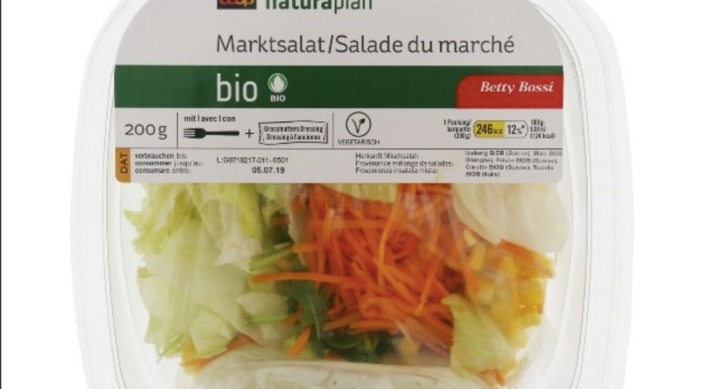 Coop Salat mit Listerien