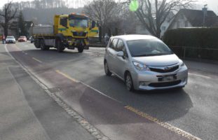 Oberriet SG - Crash nach Wendemanöver