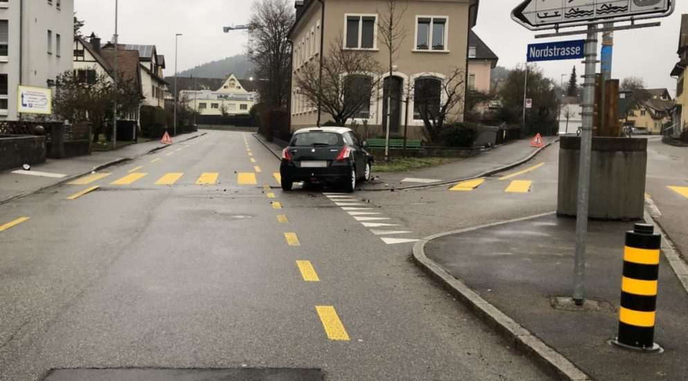 Unfall zwischen zwei PW in der Stadt Schaffhausen