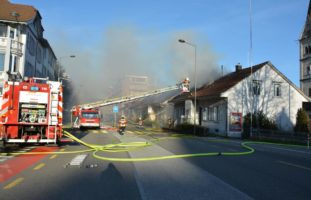 Einfamilienhaus in Olten SO brennt ein zweites Mal