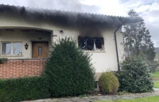 Büsserach SO - Brand in Einfamilienhaus