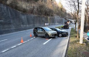 Verkehrsunfall nach Überholmanöver in Chur