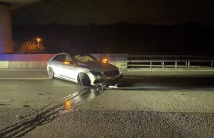 Würenlos AG - Heftiger Crash auf der Autobahn A1