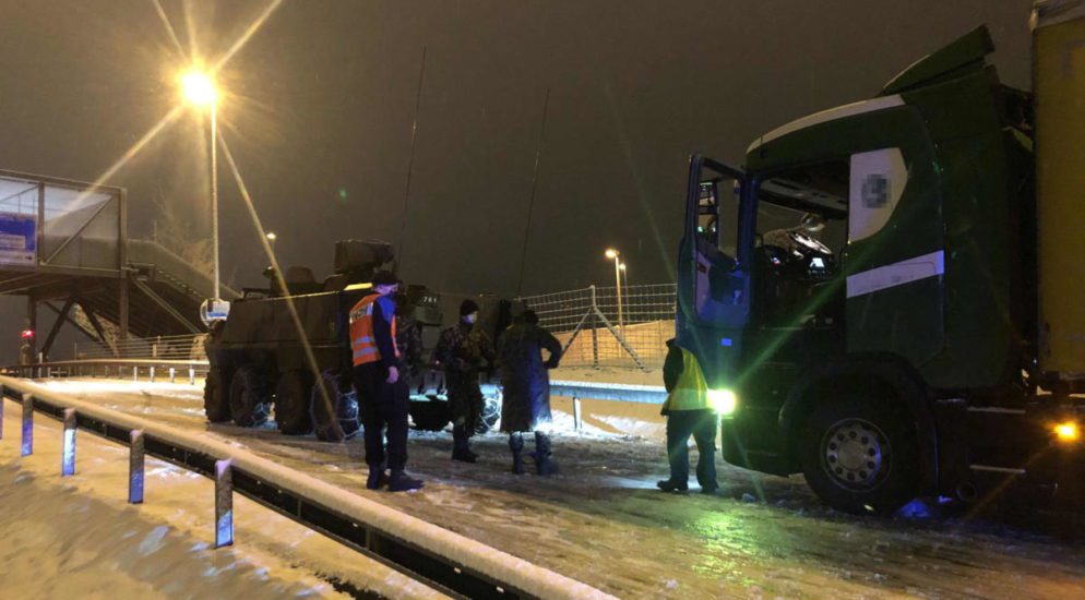 Kanton St.Gallen - Wegen Schnee: Polizei muss achtmal ausrücken