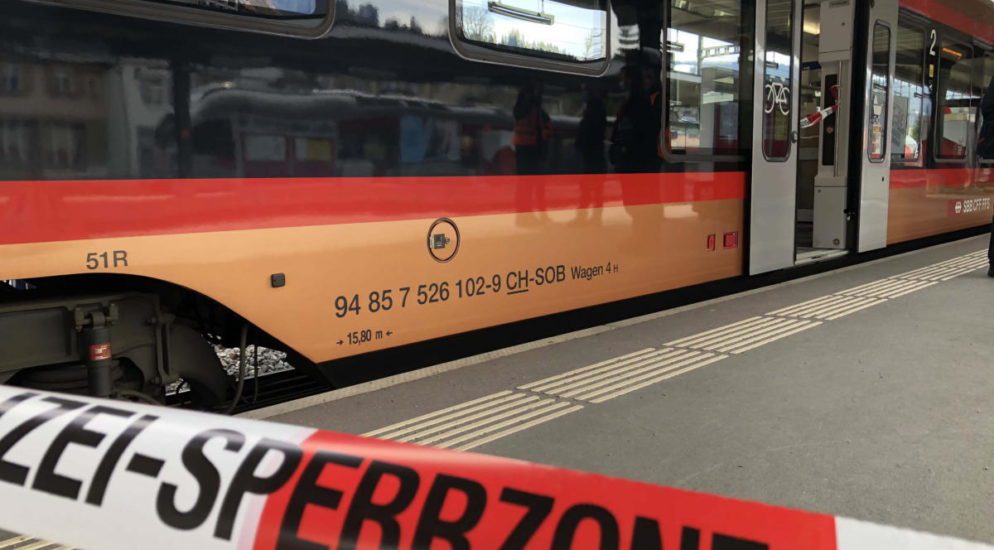 Wattwil: Mann wird in Zug mit Messer attackiert