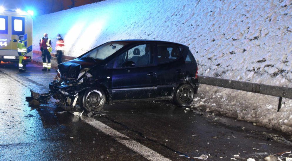 Gossau SG - Selbstunfall auf der Autobahn A1