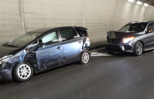 Auffahrunfall auf der A2 bei Kriens