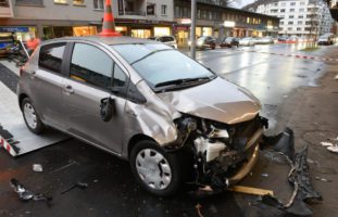 Heftiger Unfall in der Stadt Luzern