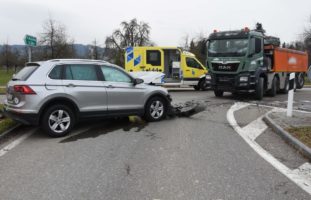 Mörschwil: Abbiegeunfall fordert Verletzten