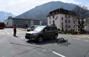 E-Bikefahrerin bei Verkehrsunfall in Chur verletzt