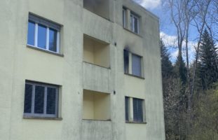 Rombach, Küttigen AG: Wohnung nach Brand unbewohnbar