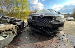 Verletzte Rollerfahrerin nach Auffahrunfall in Rheinfelden AG