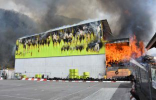 Brand in Sargans: 100 Personen im Einsatz